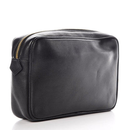 Versace Calfskin Palazzo Large Cosmetic Bag Black 3 of 7