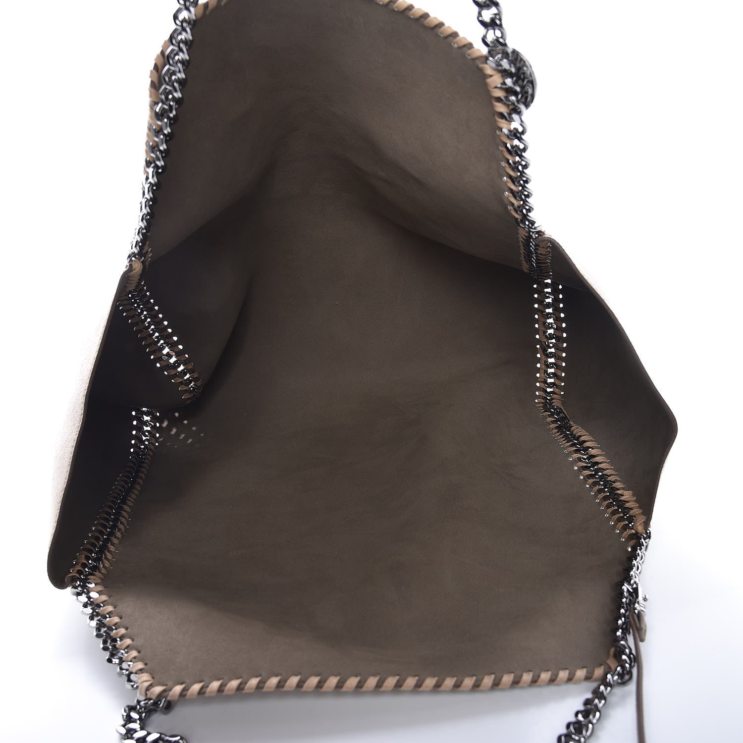 Stella McCartney Shaggy Deer Falabella Reversible Tote Clotted Cream 10 of 11
