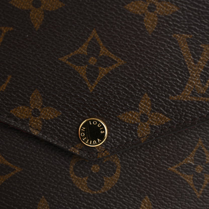 Louis Vuitton Monogram Pochette Felicie Chain Wallet Fuchsia 15 of 15