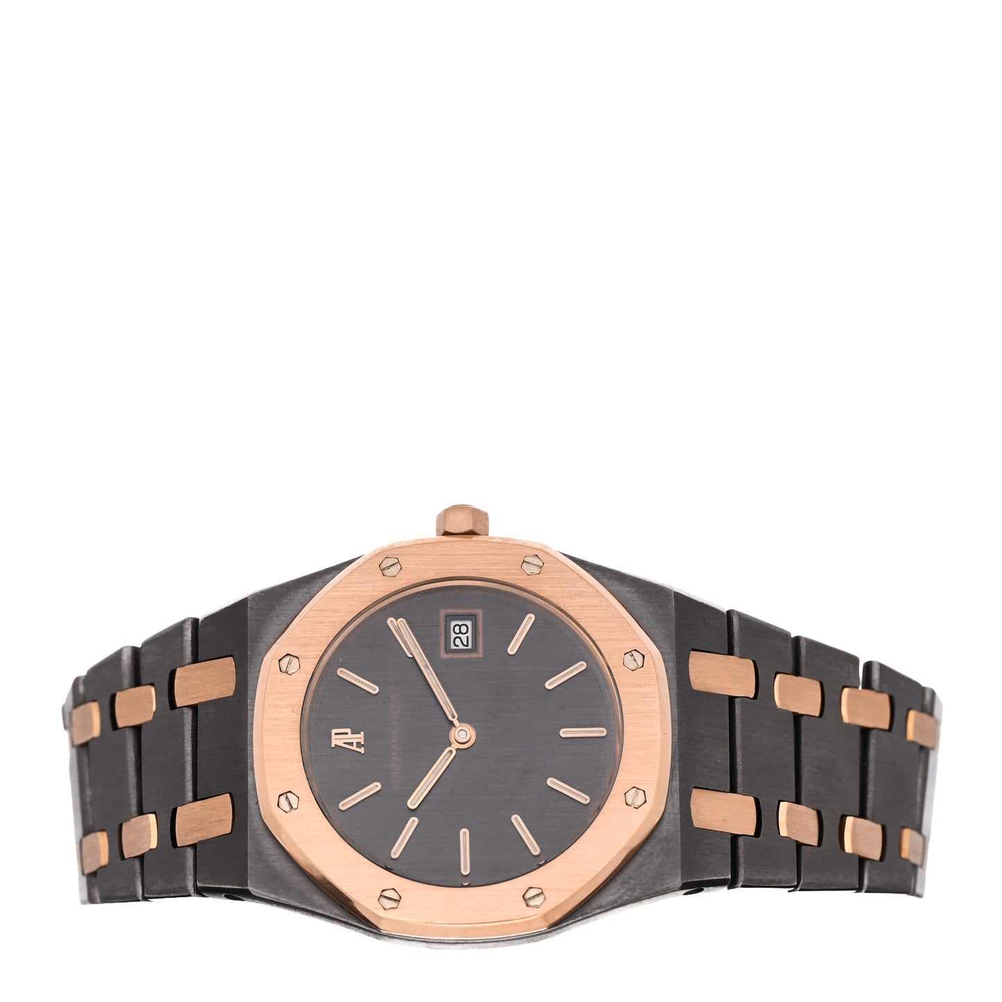 Tantalum 18K Rose Gold 33mm Royal Oak Quartz Watch Grey 56175TR.OO.0789TR.01
