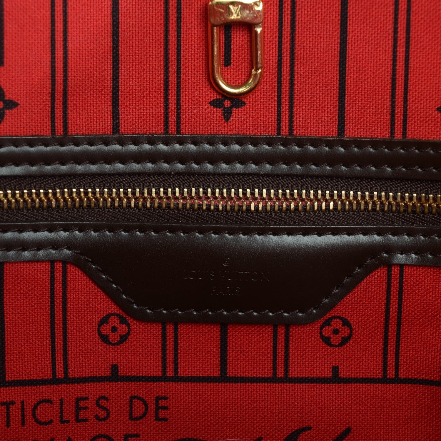 Louis Vuitton Damier Ebene Neverfull GM 8 of 10