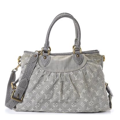 Louis Vuitton Denim Neo Cabby MM Grey 1 of 9