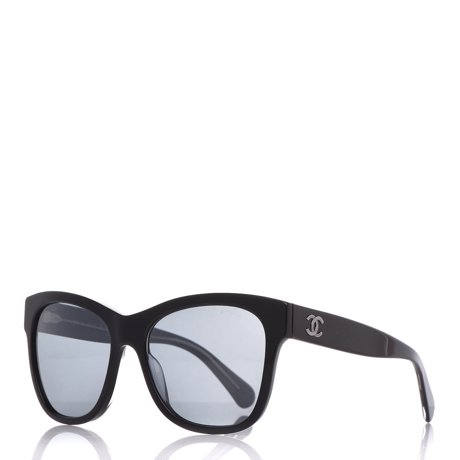 Chanel Polarized Square CC Sunglasses 5380 Black 1 of 7