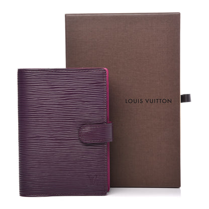 Louis Vuitton Epi Small Ring Agenda Cover Cassis 7 of 7