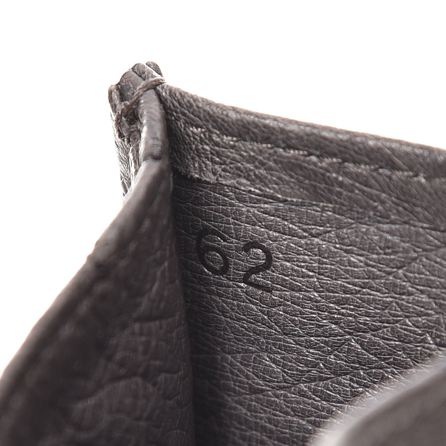 Prada Ostrich Card Case Mercurio 8 of 8