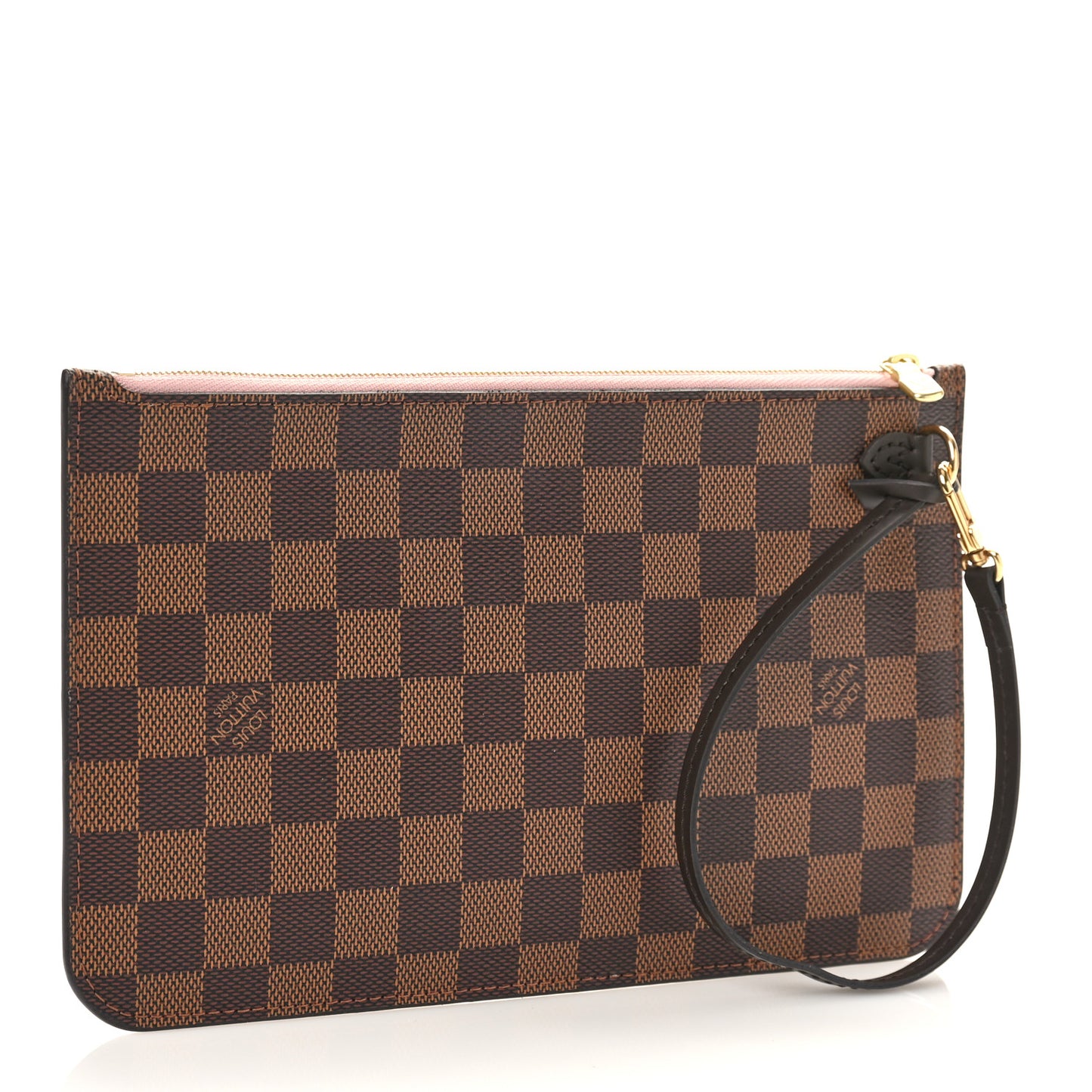 Damier Ebene Neverfull MM GM Pochette Rose Ballerine