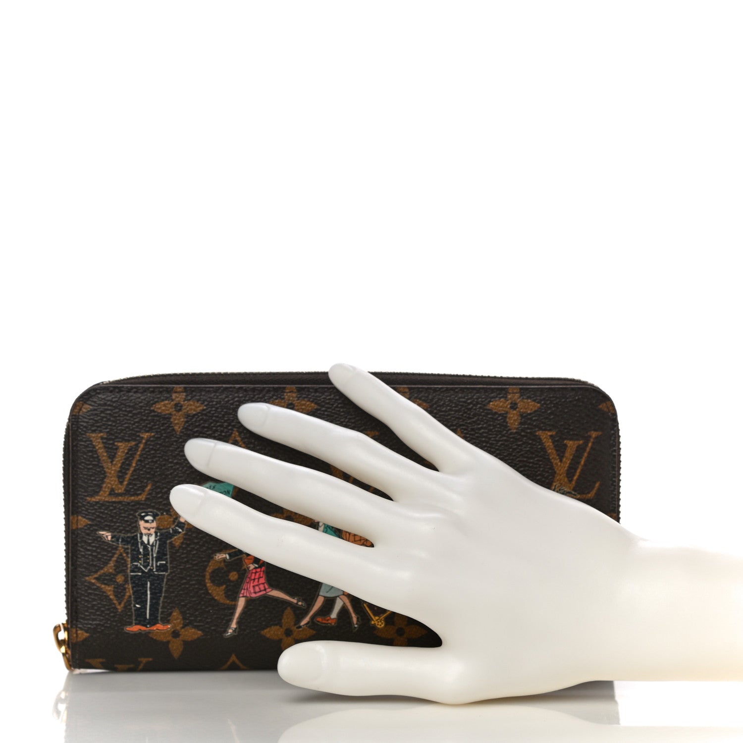 Louis Vuitton Monogram Illustre Zippy Wallet Rose 2 of 10