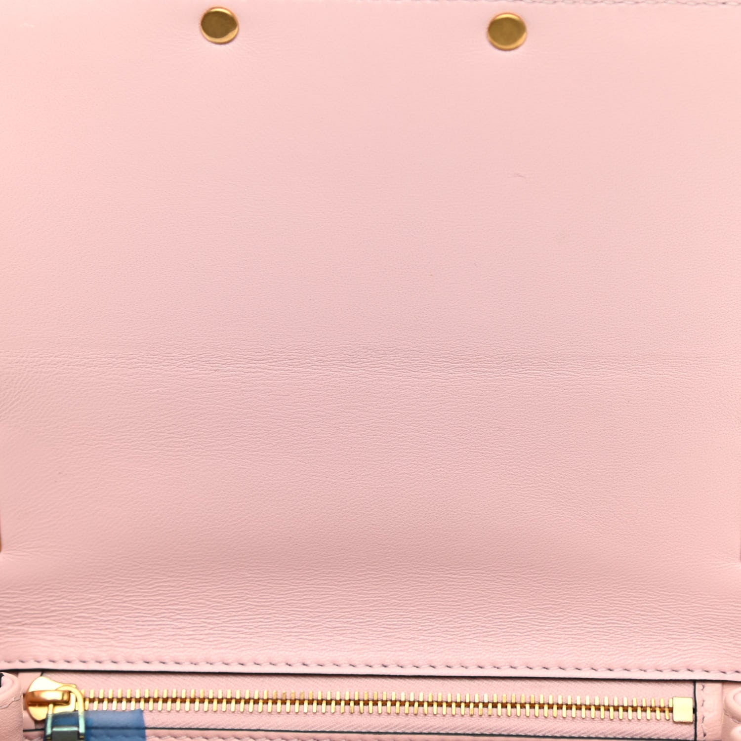 Valentino Garavani Calfskin Embroidered Stud Sign Shoulder Bag Rose Quartz Multicolor 12 of 12