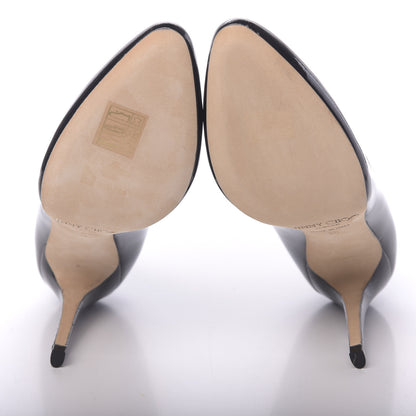 Jimmy Choo Patent Vikki 100 Pumps 35 Black 5 of 8
