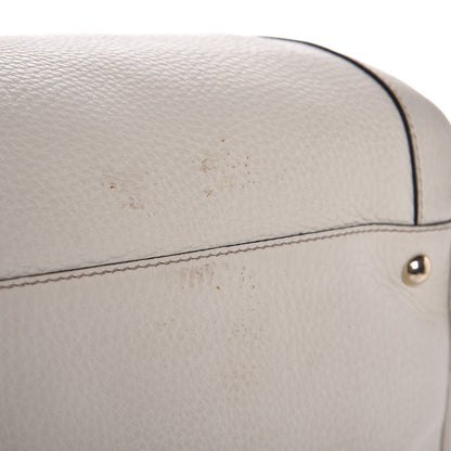 Gucci Pebbled Calfskin Medium Soho Boston Off White 13 of 21