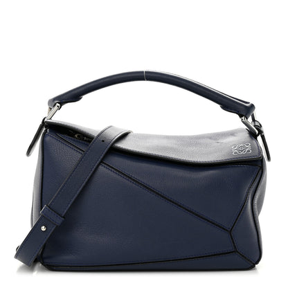 Loewe Calfskin Small Puzzle Bag Marine 1 of 9