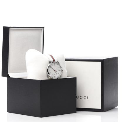 Gucci Stainless Steel Nylon 40mm G-Timeless Web Quartz Watch 6 of 6