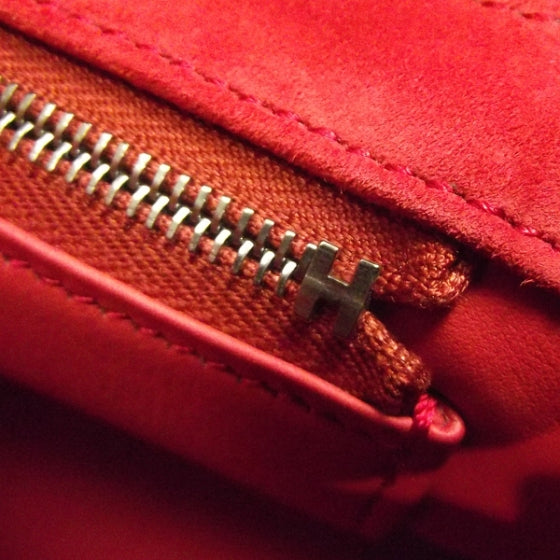 Veau Doblis Birkin 25 Orange Suede