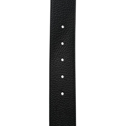 Gucci Textured Calfskin Double G 40mm Belt 110 44 Black 4 of 7