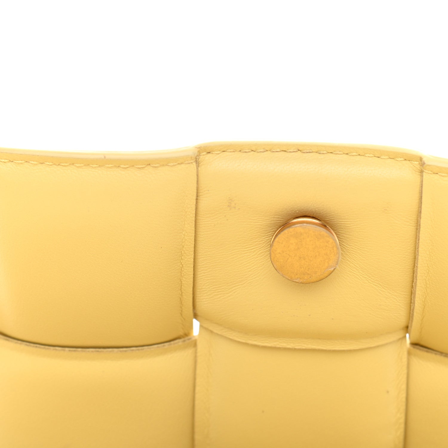Bottega Veneta Lambskin Maxi Intreccio Padded Chain Cassette Crossbody Bag Butter 8 of 10