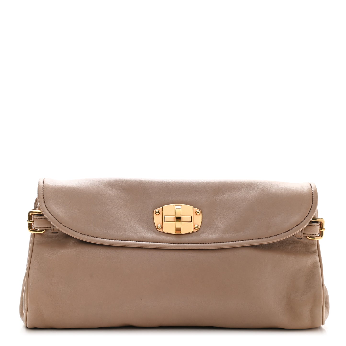 Nappa Twist Clutch Cammeo