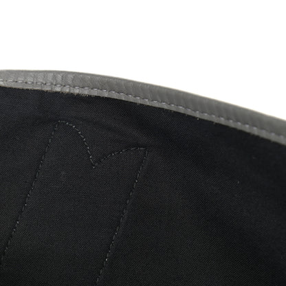 Balenciaga Cotton Canvas Calfskin M Navy Cabas Grey 13 of 15