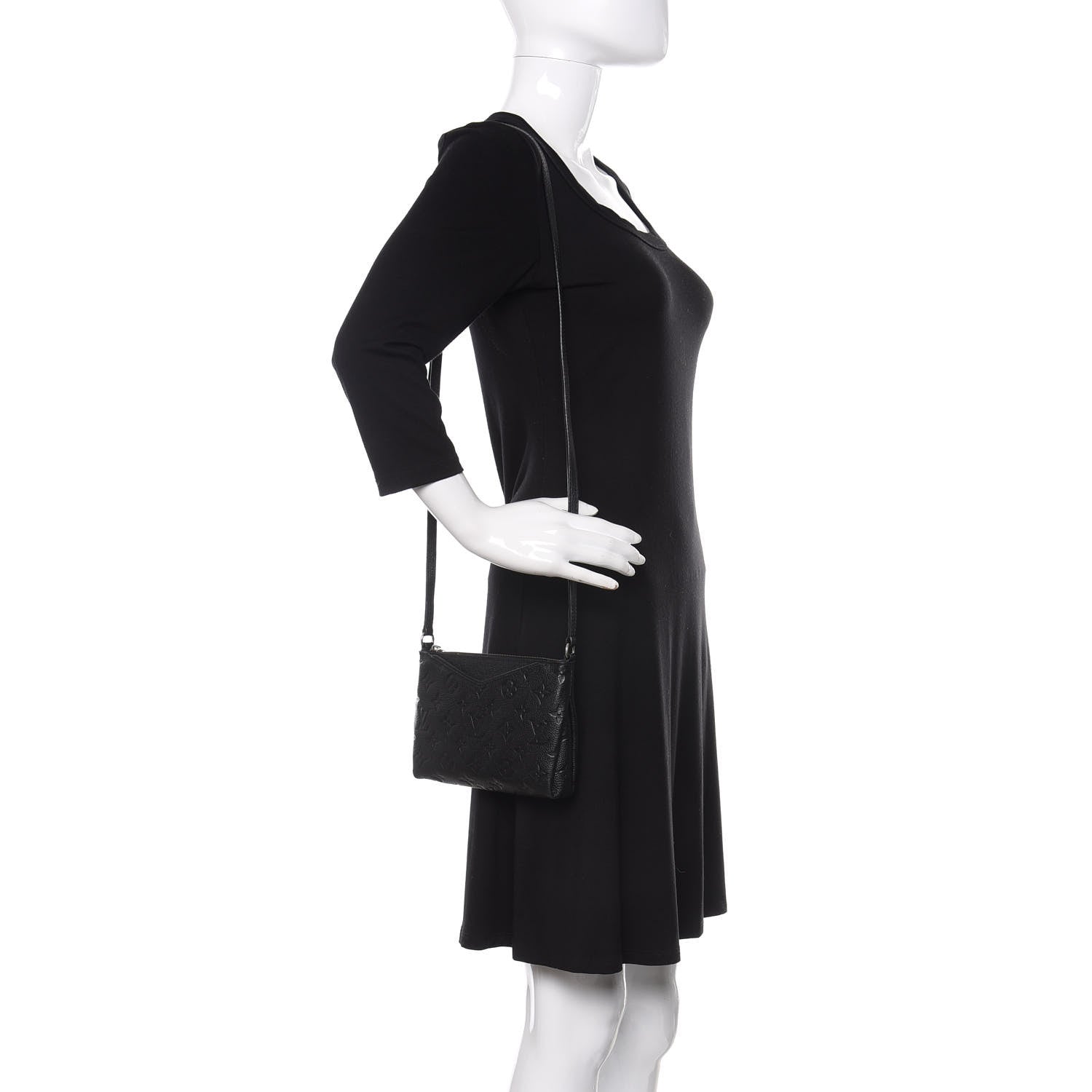 Louis Vuitton Empreinte Pallas Crossbody Black 2 of 13
