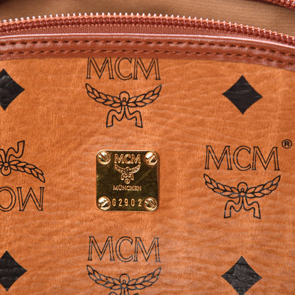 MCM Visetos Cosmetic Pouch Cognac 7 of 8