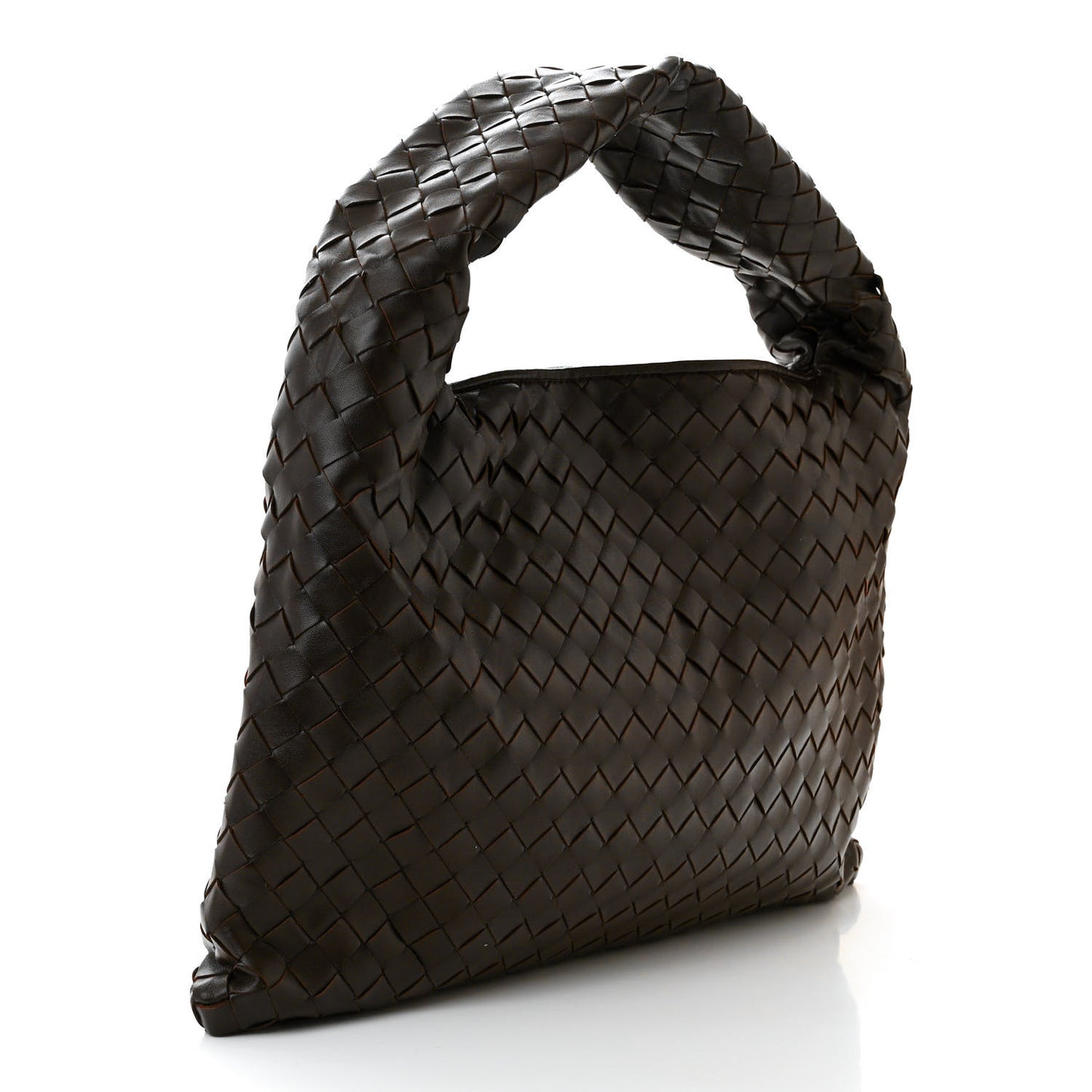 Calfskin Intrecciato Small Hop Fondant