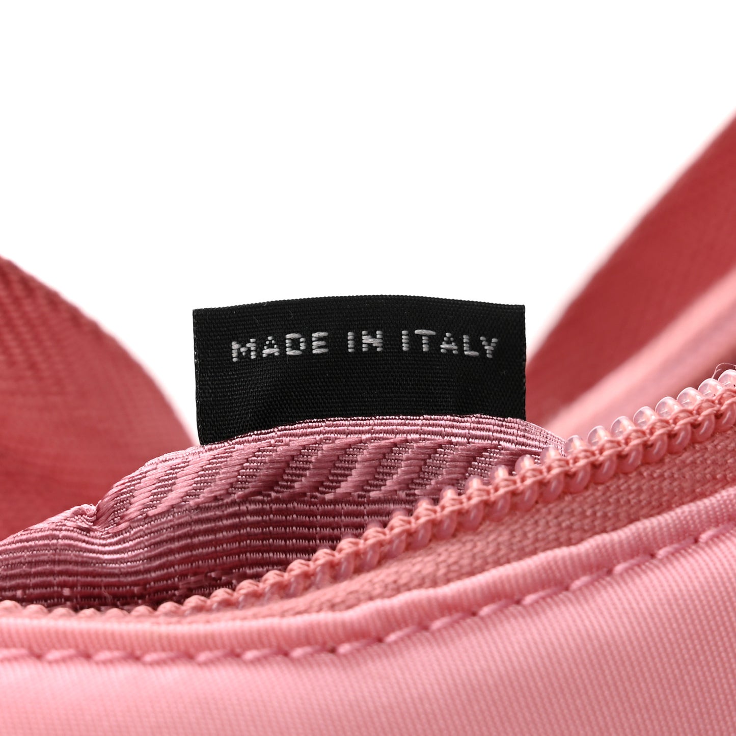 Tessuto Nylon Saffiano Mini Re-Edition 2000 Bag Rosa