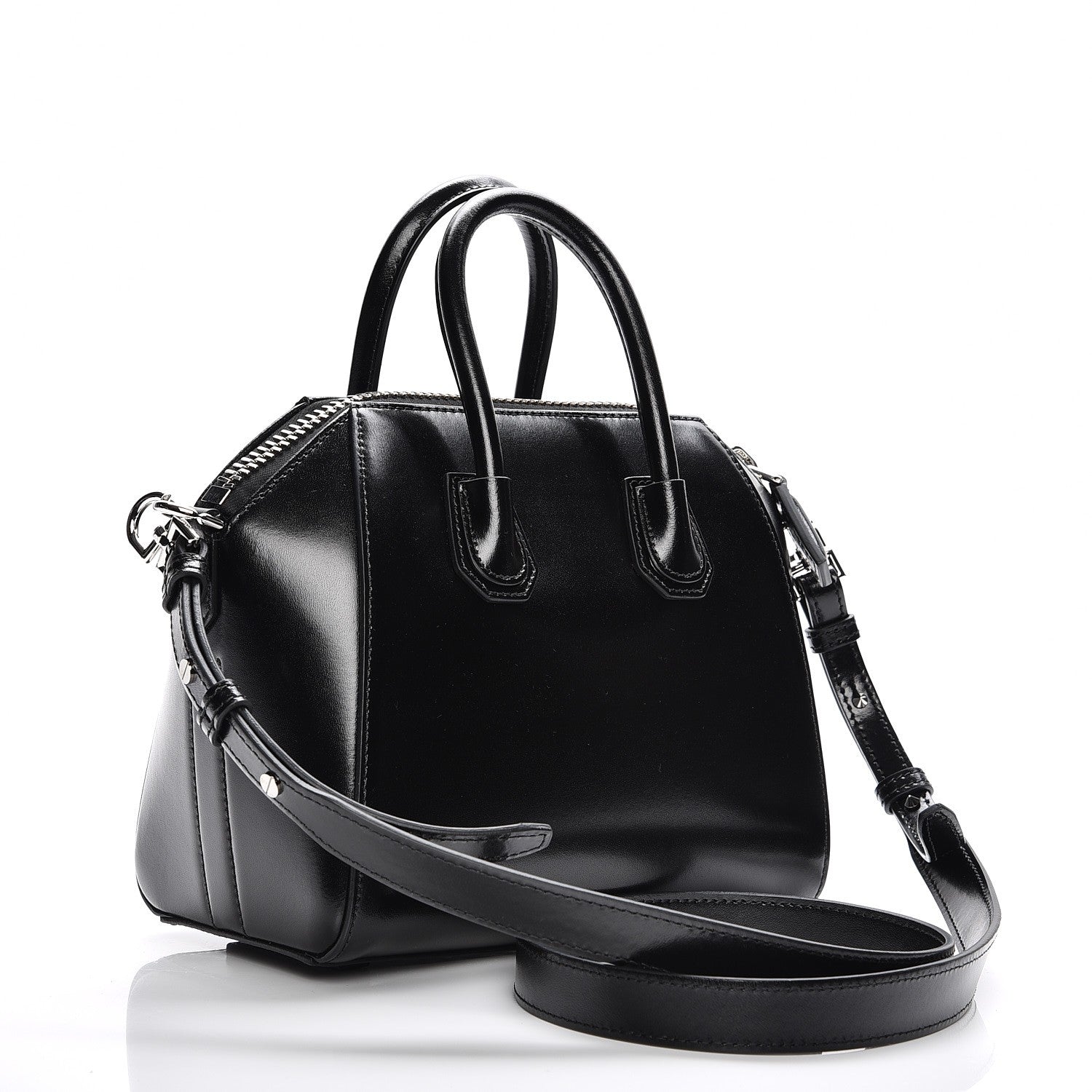 Givenchy Shiny Lord Calfskin Mini Antigona Black 6 of 16
