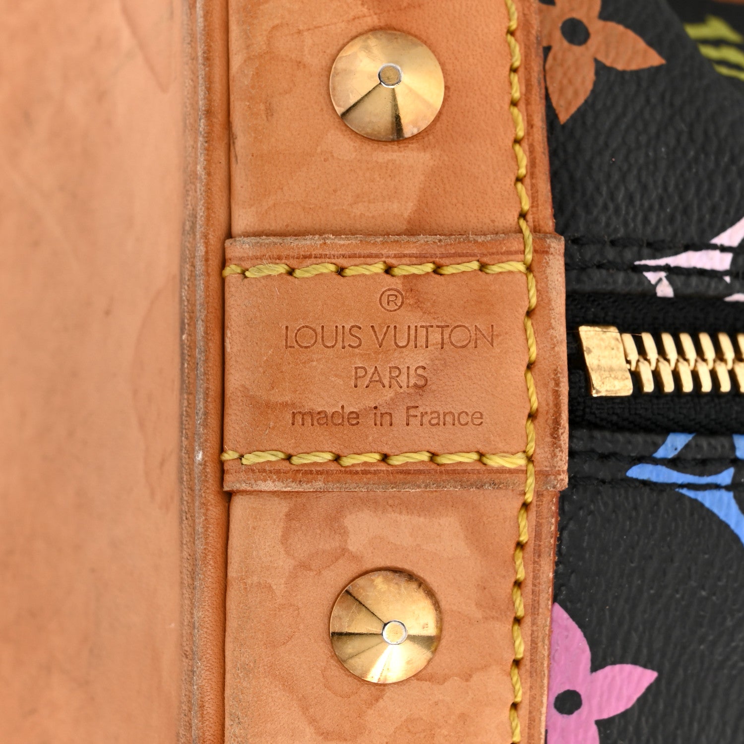 Louis Vuitton Monogram Multicolor Alma Black 6 of 12