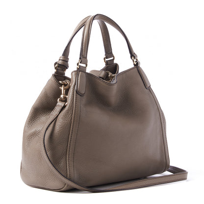 Gucci Cellarius Calfskin Small Soho Shoulder Bag New Fango 2 of 8