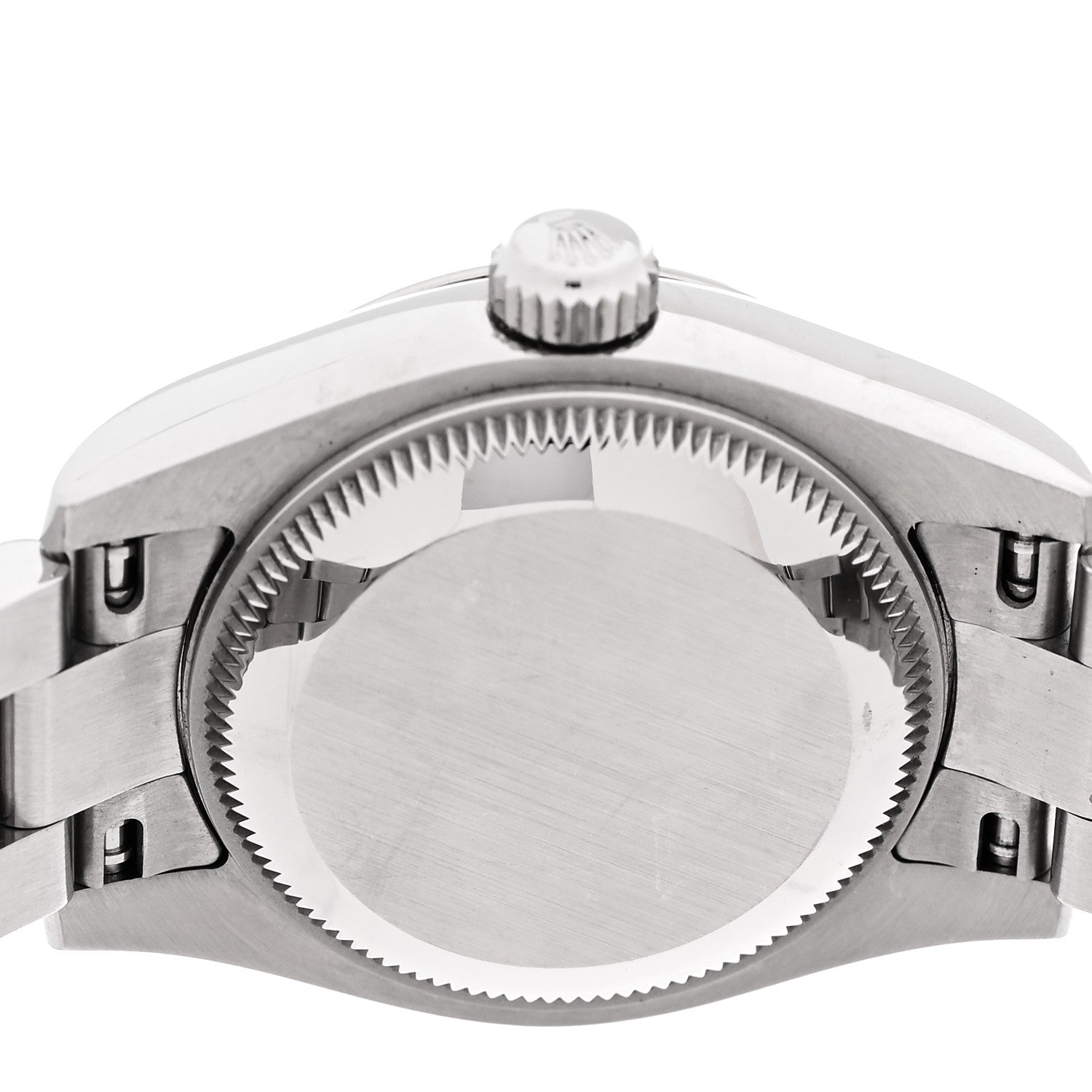 Rolex Stainless Steel 18K White Gold Diamond 26mm Oyster Perpetual Datejust Watch Silver 179174 4 of 5