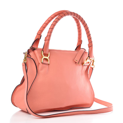 Chloe Calfskin Medium Marcie Satchel Coral 3 of 11