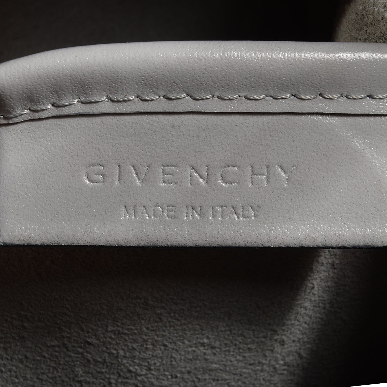 Givenchy Calfskin Bi-Color Medium Antigona Tote Grey Black 8 of 9