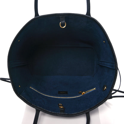 Louis Vuitton Empreinte Monogram Giant Neverfull MM Black 4 of 7