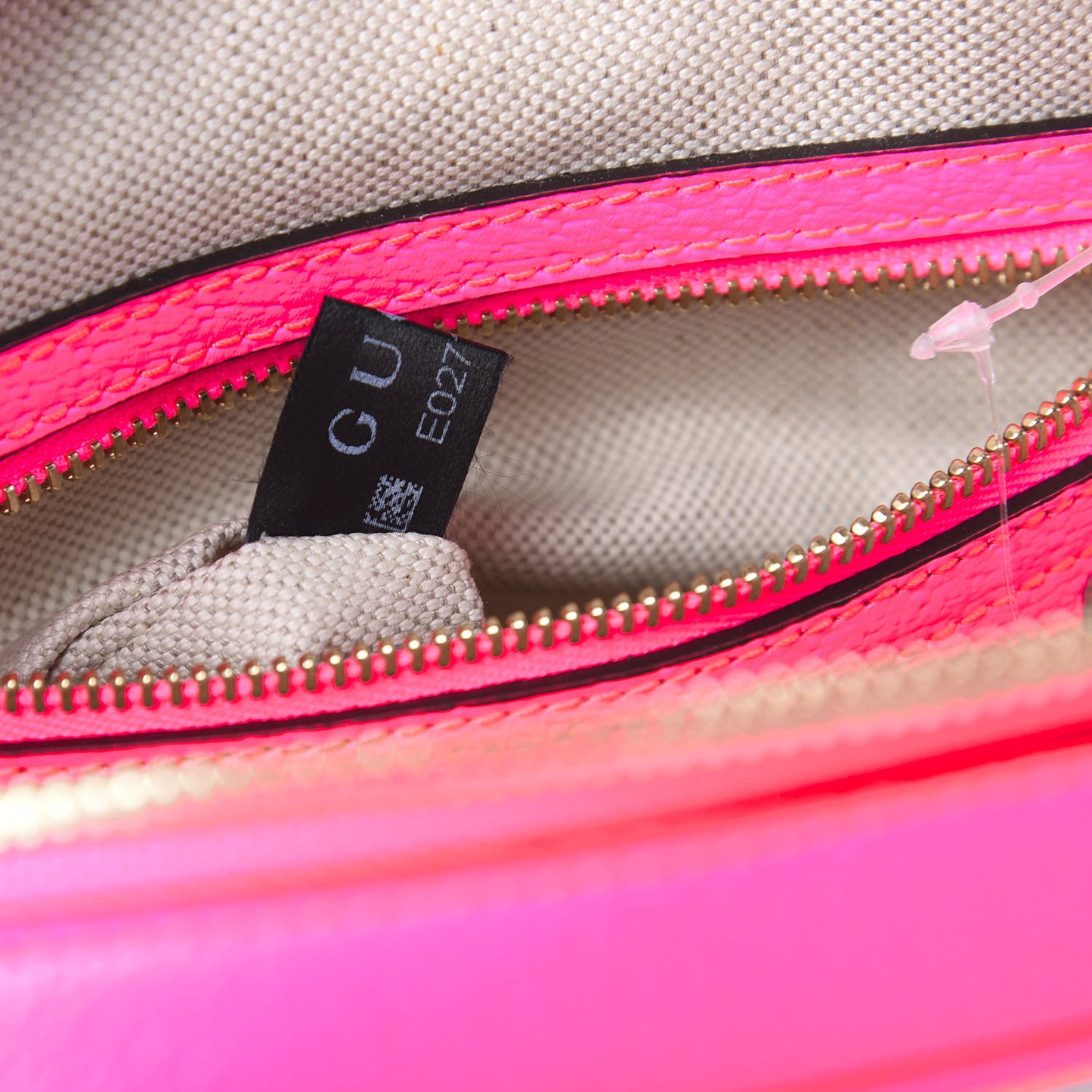 Canvas Flora Floral Shoulder Bag White Fuchsia Fluo
