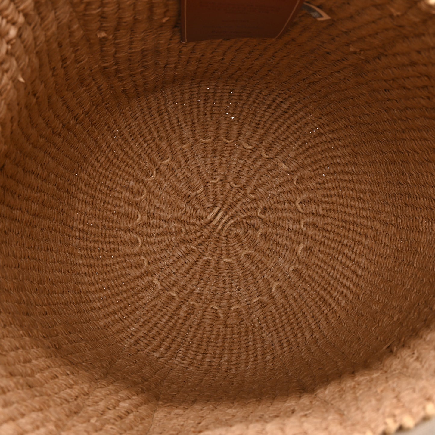 Raffia Medium Woody Tote White