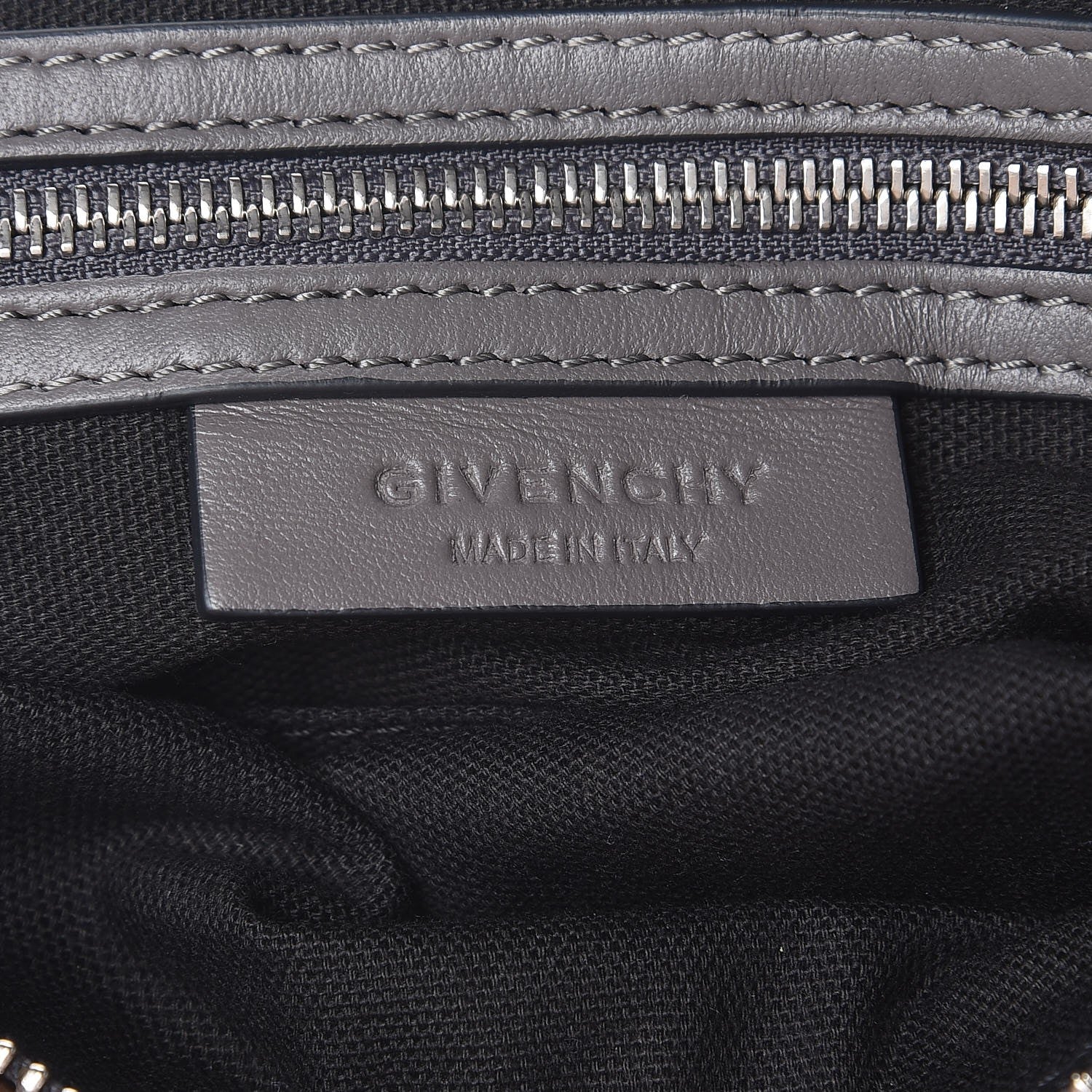 Givenchy Tumbled Sheepskin Medium Pandora Charcoal 6 of 7
