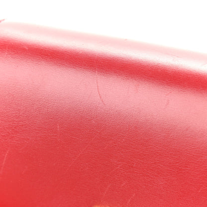 Celine Smooth Calfskin Small Classic Box Flap Bag Red 9 of 11