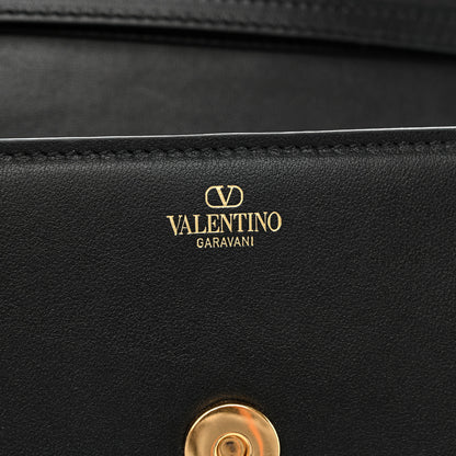 Valentino Garavani Calfskin Vlogo Small Loco Shoulder Bag Black 6 of 11