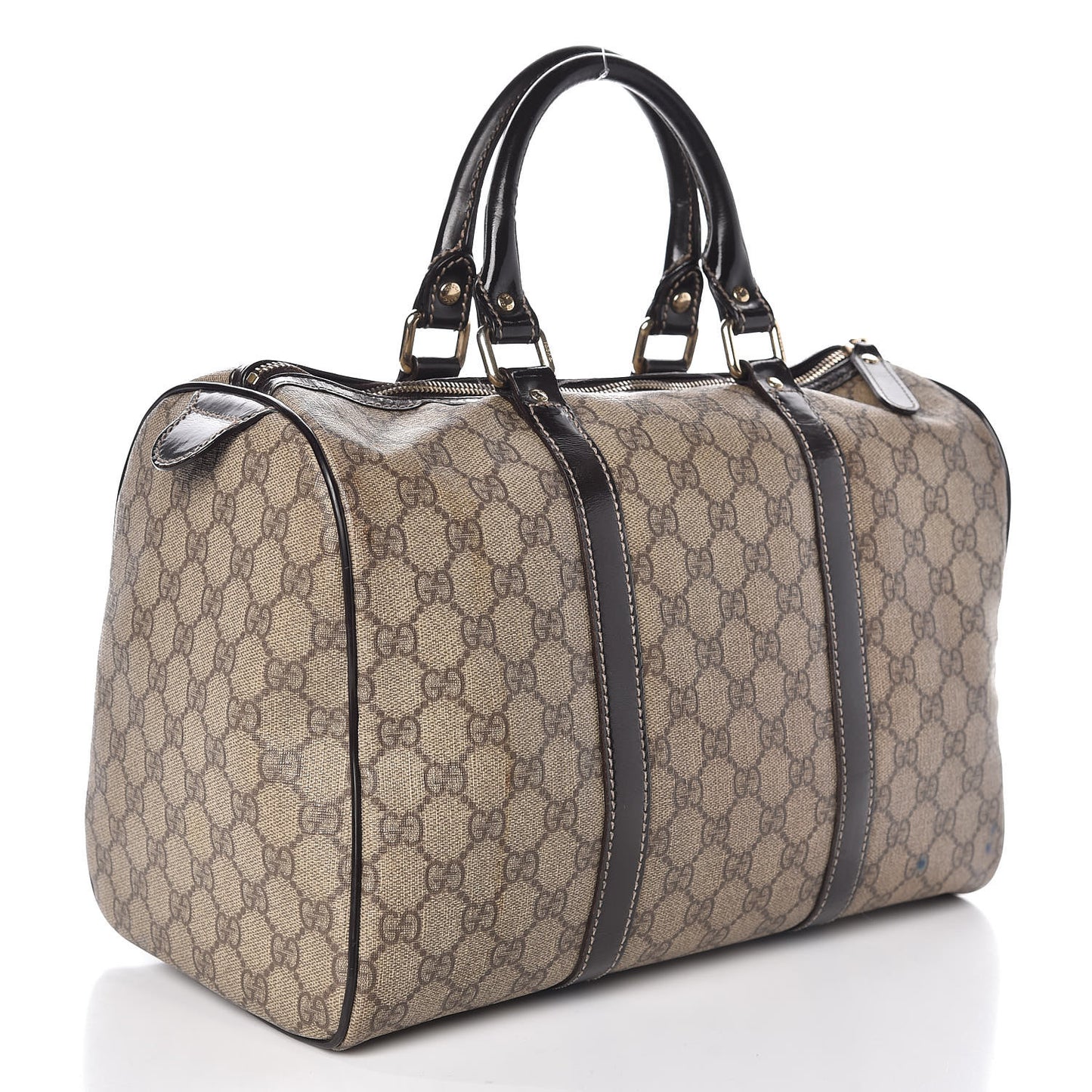 GG Plus Monogram Medium Joy Boston Dark Brown
