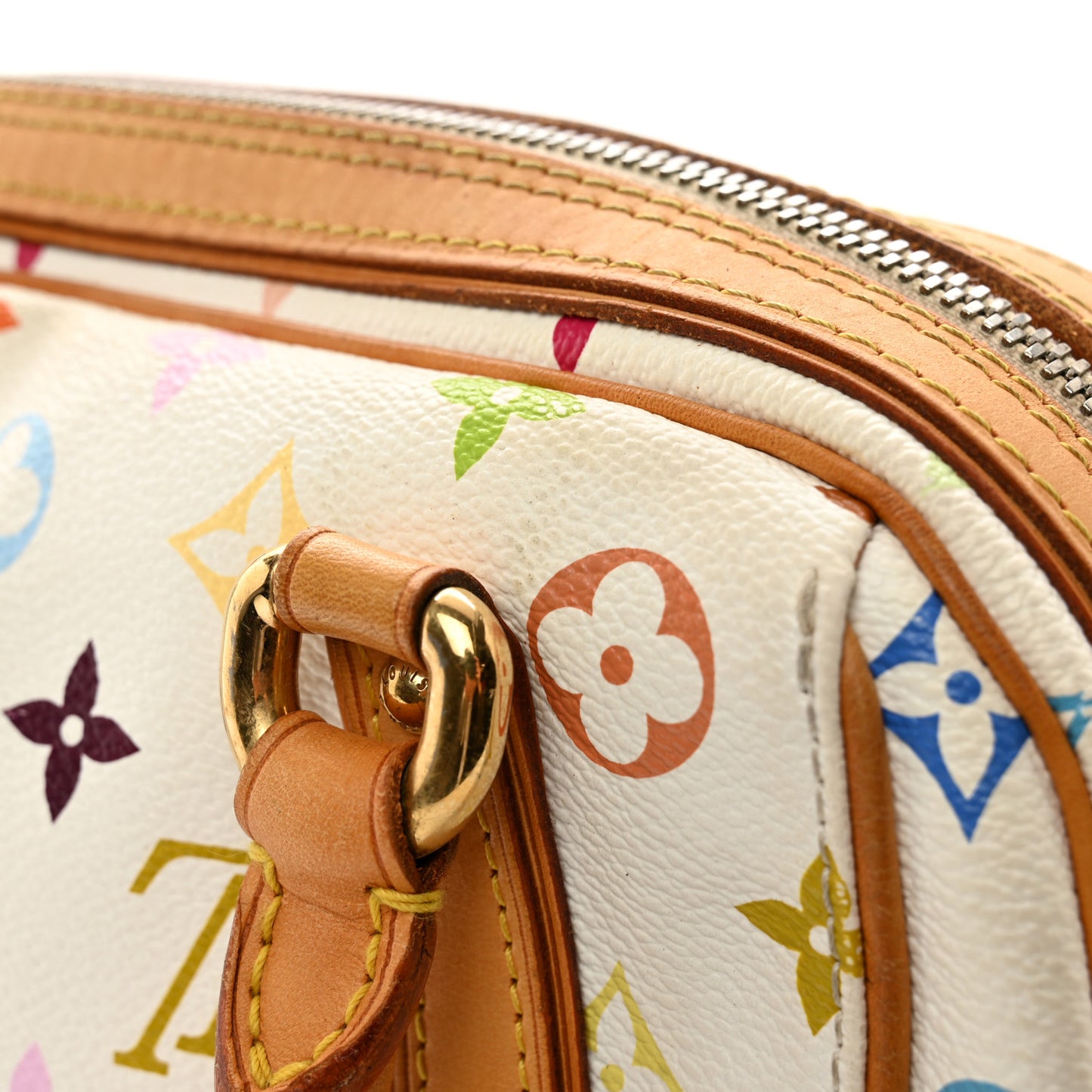 LOUIS VUITTON Monogram Multicolor Priscilla White