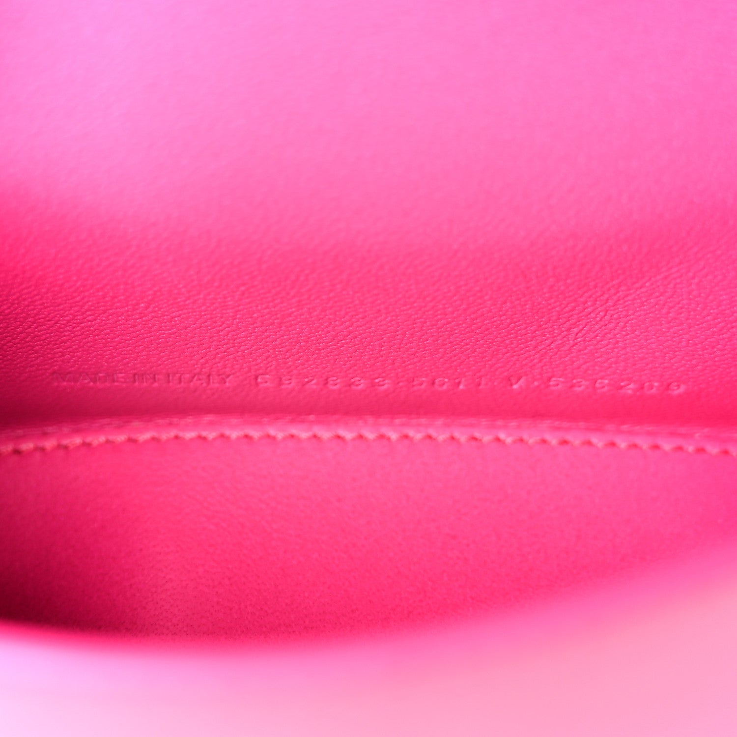 Balenciaga Shiny Box Calfskin Hourglass Top Handle Bag XS Acid Fuchsia 7 of 10