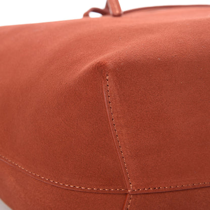 Mansur Gavriel Suede Bucket Bag Brick 10 of 14