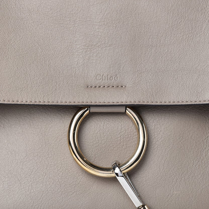 Chloe Calfskin Medium Faye Day Shoulder Bag Motty Grey 10 of 10