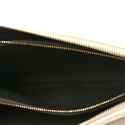 Louis Vuitton Lambskin Embossed Monogram Coussin BB White 5 of 13