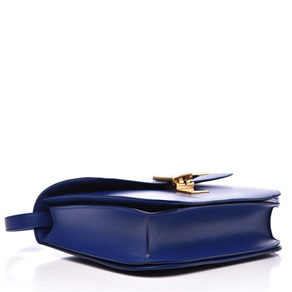 Celine Box Calfskin Medium Classic Box Flap Bag Indigo 4 of 11