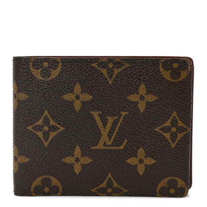 Louis Vuitton Monogram Mens Porte-Billets 3 Card Billfold Wallet 1 of 7