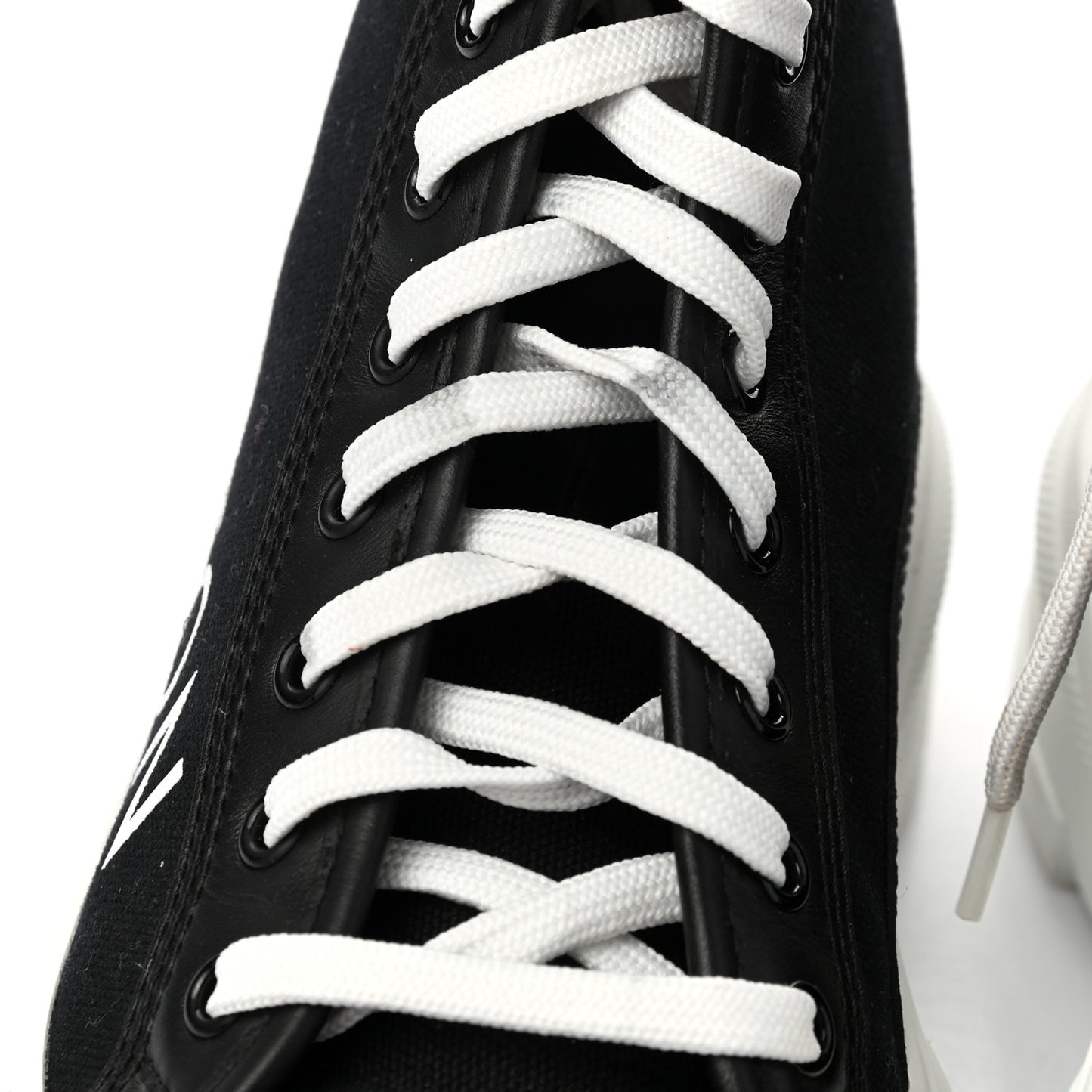 Canvas LV Squad Sneaker Boots 38.5 Black