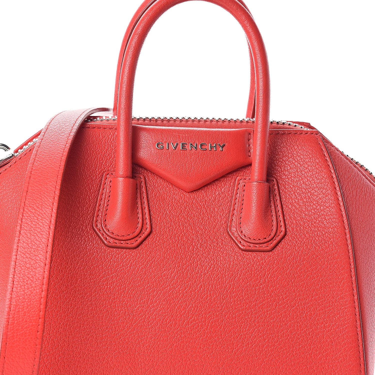 Givenchy Sugar Goatskin Mini Antigona Medium Red 8 of 10