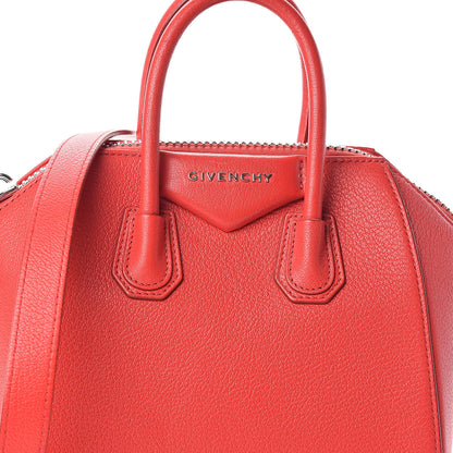 Givenchy Sugar Goatskin Mini Antigona Medium Red 8 of 10