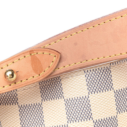 Louis Vuitton Damier Azur Graceful MM Rose Ballerine 15 of 15