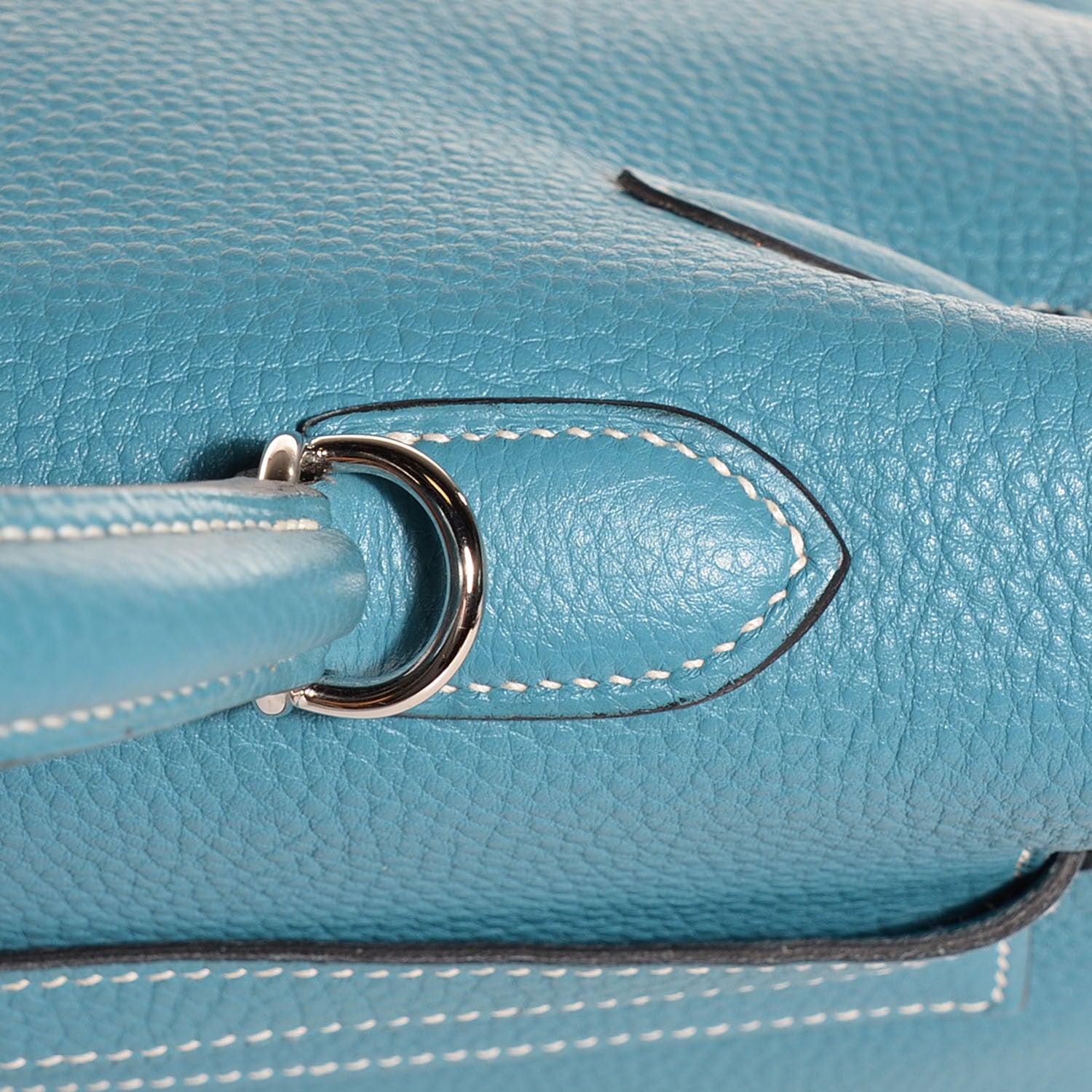 Hermes Togo Kelly Retourne 35 Blue Jean 12 of 25